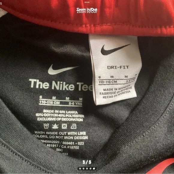 Nike Boys Tee & Shorts outfit size 6(NWT) ~PRICE IS FIRM, NO OFFERS~ - Picture 5 of 5